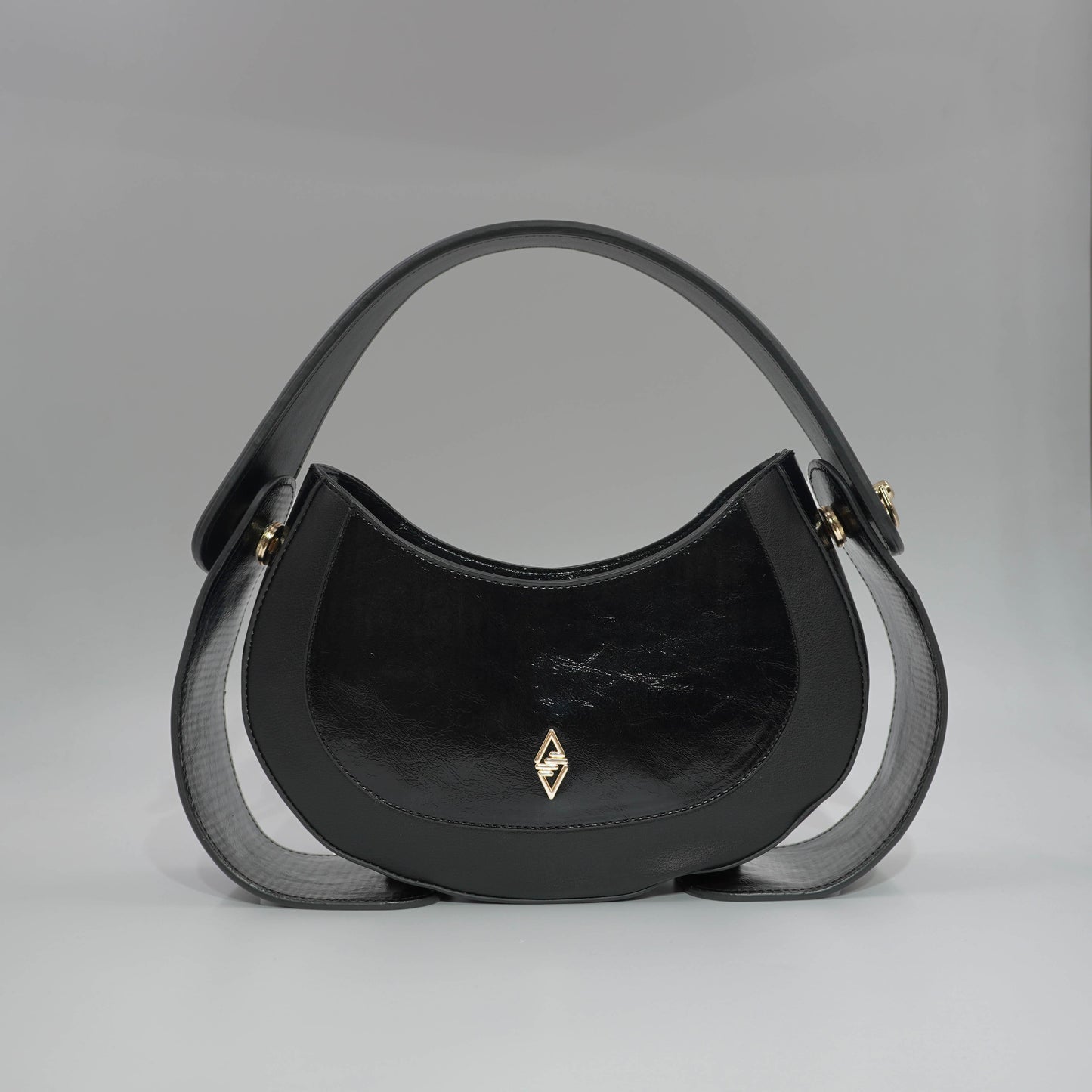 Aron Atelier Black Special Design Shoulder Bag
