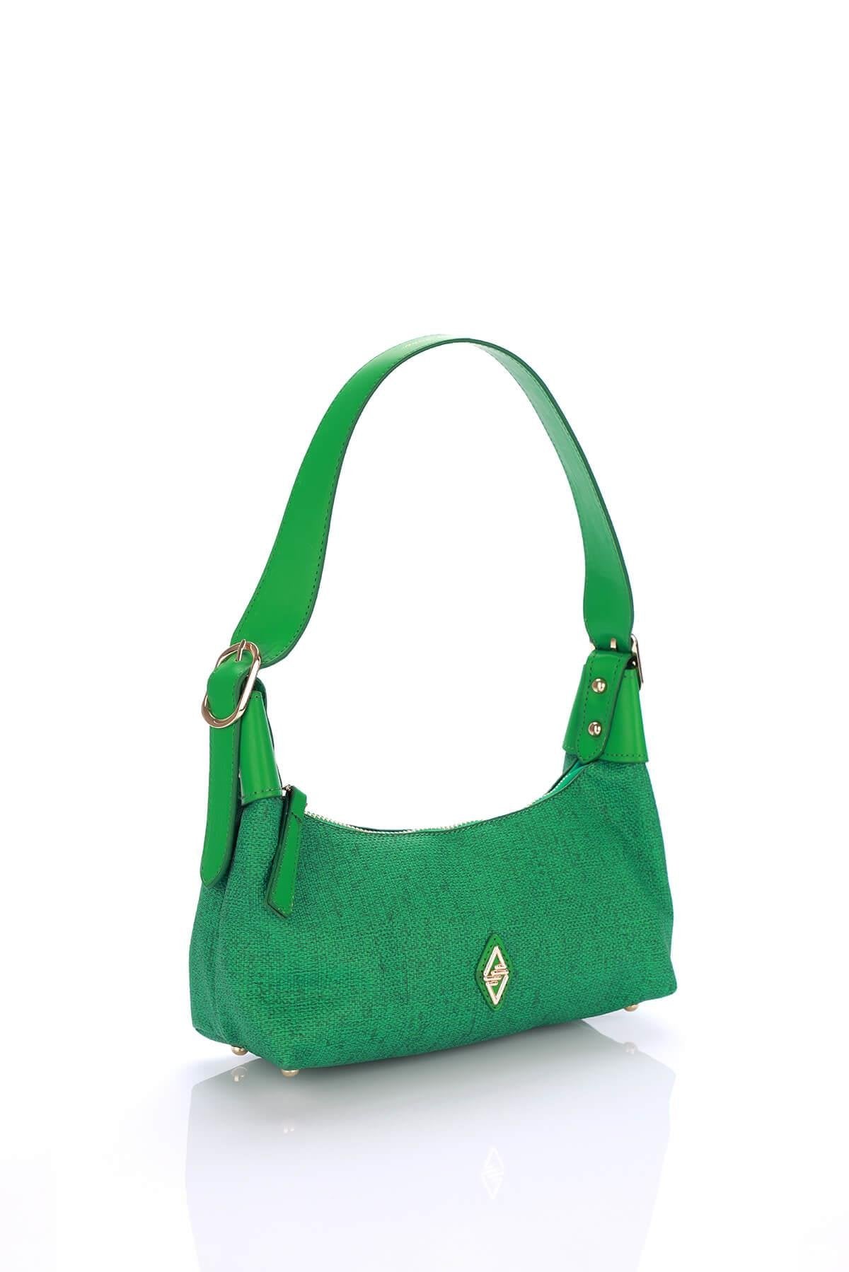 Aron Atelier Green Shoulder Bag