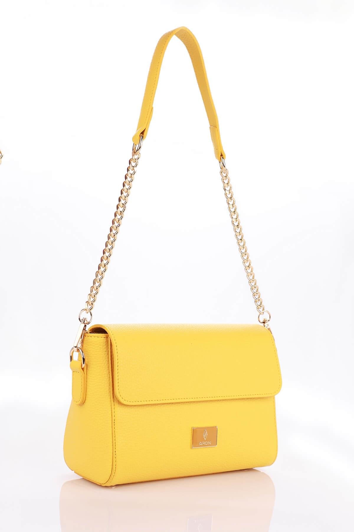 Aron Atelier Yellow Shoulder Bag