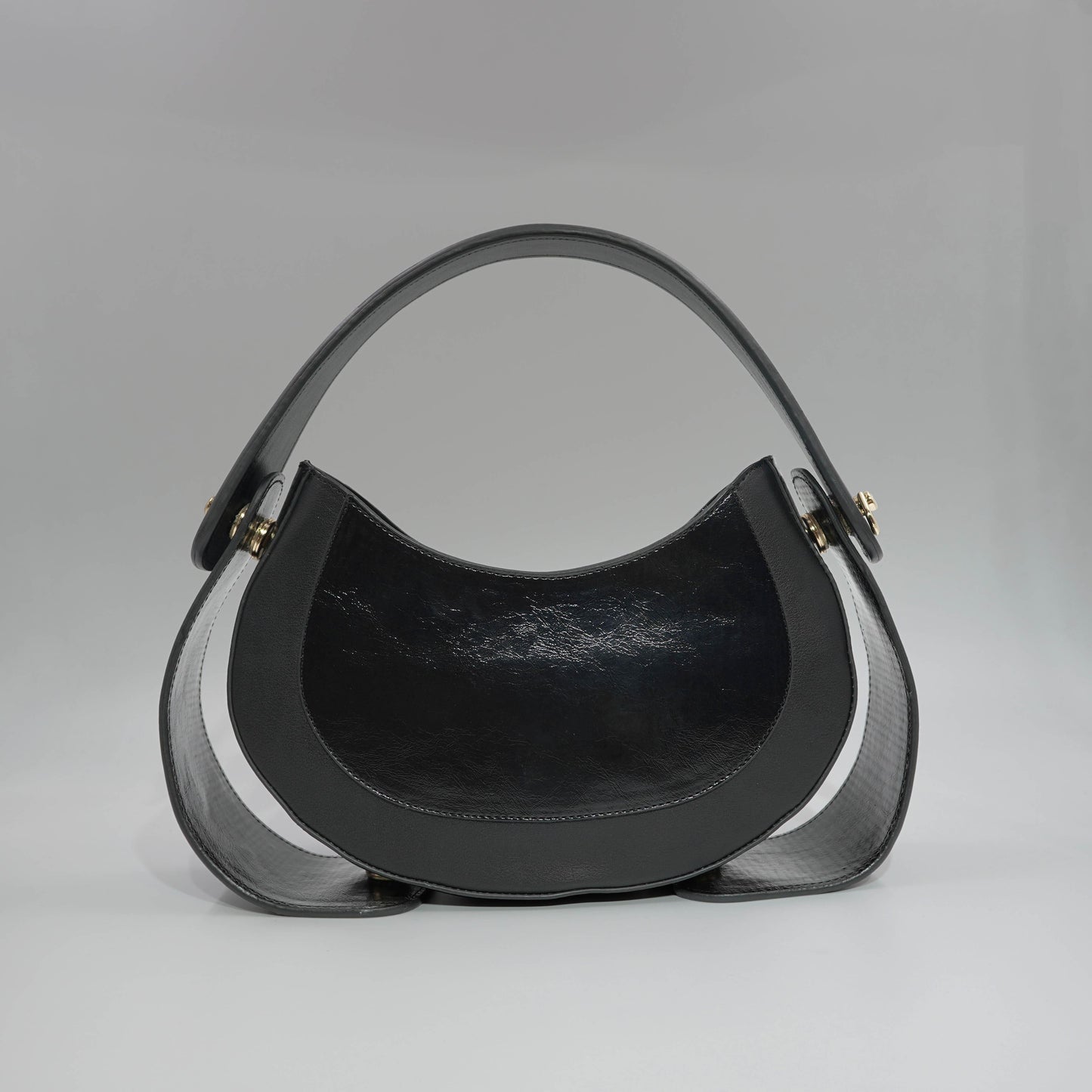 Aron Atelier Black Special Design Shoulder Bag
