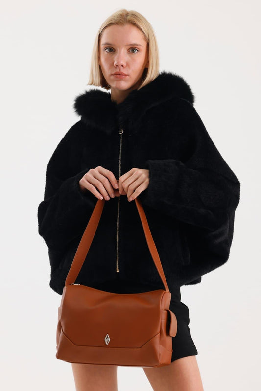 Aron Atelier Tan Soft Leather Shoulder Bag